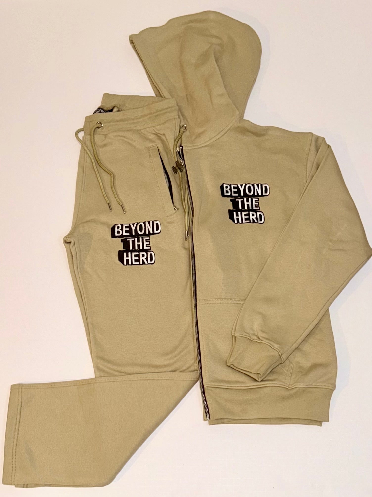 "Beyond The Herd" zip-up Set